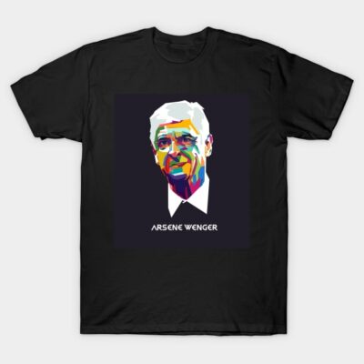 Black graphic t-shirt featuring colorful abstract design, perfect for casual wear. Made from 100% cotton for comfort.