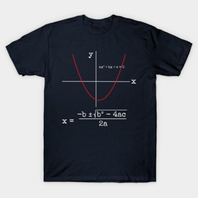 Quadratic formula T-Shirt by Among the Leaves Apparel
