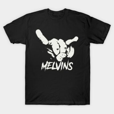 Black graphic T-shirt with white hand gesture and text design, casual cotton apparel for everyday wear.