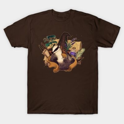 Magical Student's Spirit Badger T-Shirt by Mechanique