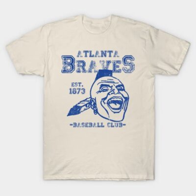 Vintage Atlanta Braves By Semrawud T-Shirt by semrawud