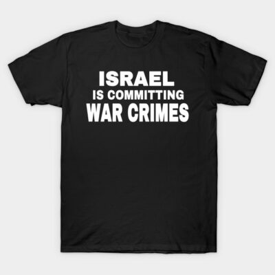 Black cotton t-shirt with bold white text, casual style, unisex fit, suitable for everyday wear.