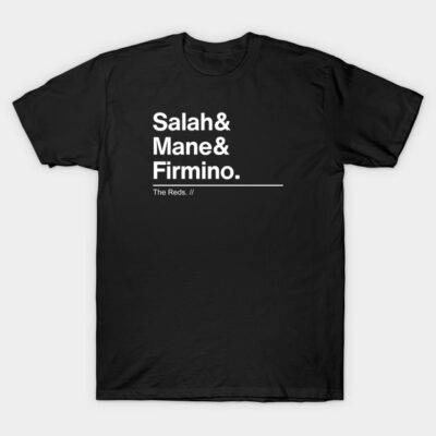Black cotton t-shirt with bold white text design, casual unisex style for everyday wear.