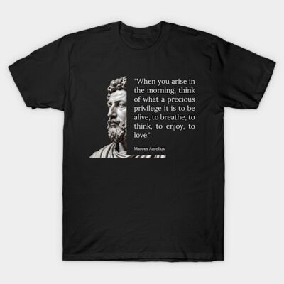 Timeless Marcus Aurelius Quotes - Inspirational Wisdom Collection T-Shirt by newozzorder