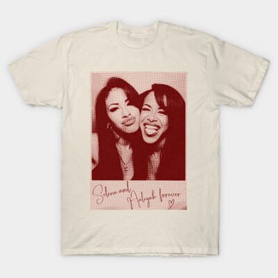 Beige cotton t-shirt with red graphic print, casual style, suitable for everyday wear.