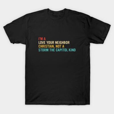 Black t-shirt with colorful text promoting kindness, casual style, soft cotton material. Ideal for everyday wear.