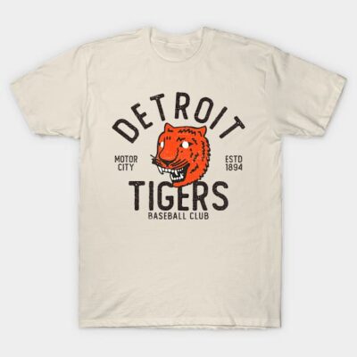 Vintage Detroit-Tigers est 1894 T-Shirt by ST4RGAZER