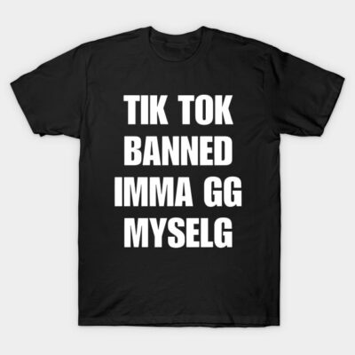 Black cotton t-shirt with bold white text, casual style, humorous statement, perfect for everyday wear.