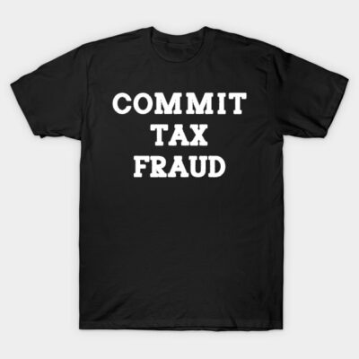 Black novelty t-shirt with bold white text, casual style, cotton material, perfect for humorous statement wear.
