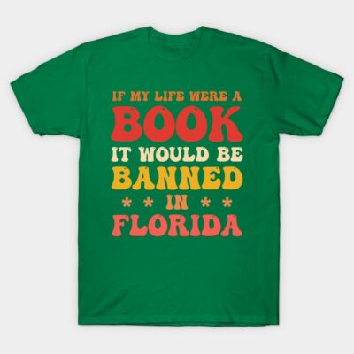 Green T-shirt with bold, colorful text, casual style, humorous statement, cotton material, unisex fit.
