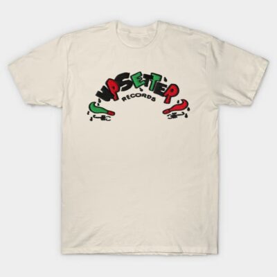 Cream Upsetter Records t-shirt with colorful logo, short sleeve, casual wear, 100% cotton. Perfect for music fans.