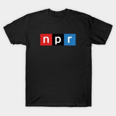Black cotton t-shirt with colorful logo design, casual style, ideal for everyday wear.