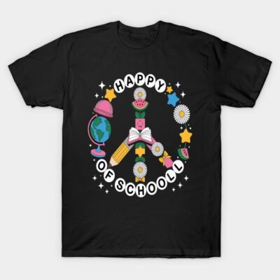 Happy Last Day Of School Friendship Bracelets Teacher T-Shirt by Tejiri