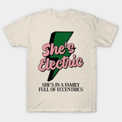 She's Electric Retro Vintage 90's Oasis Band T-Shirt by MetalHarpey