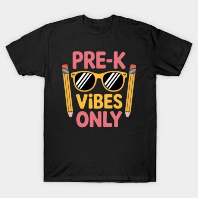 Pre-K Teacher Pre K Student Preschool Back To School T-Shirt by Fy-narts