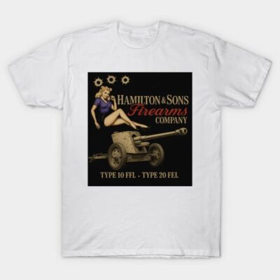 Hamilton & Sons Firearms Co. – Retro Arsenal Series T-Shirt by GDay To Die!