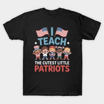 4th Of July Preschool Teacher Patriotic T-Shirt by tsenaw
