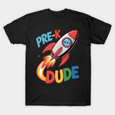 Space Pre-K  Preschool Back To School T-Shirt by SeventyOut