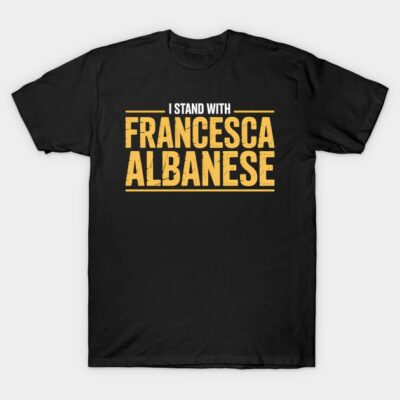Black unisex t-shirt with bold yellow text design, casual style, 100% cotton, perfect for everyday wear.