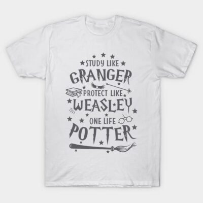 Study Potter T-Shirt by Pixxelly Co.
