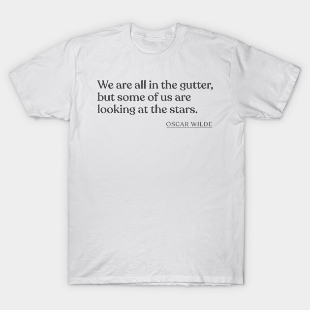 White cotton t-shirt with black motivational quote text, casual wear, perfect for everyday use, unisex design.