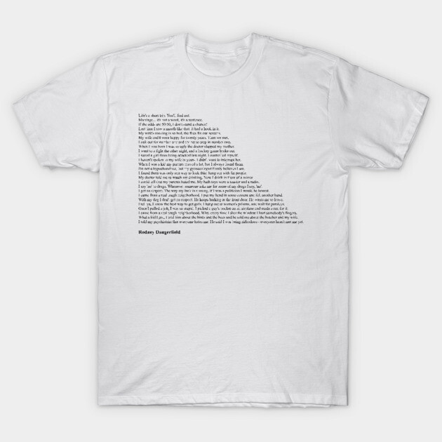 White cotton t-shirt with printed text design, casual wear, unisex style, lightweight and breathable fabric.