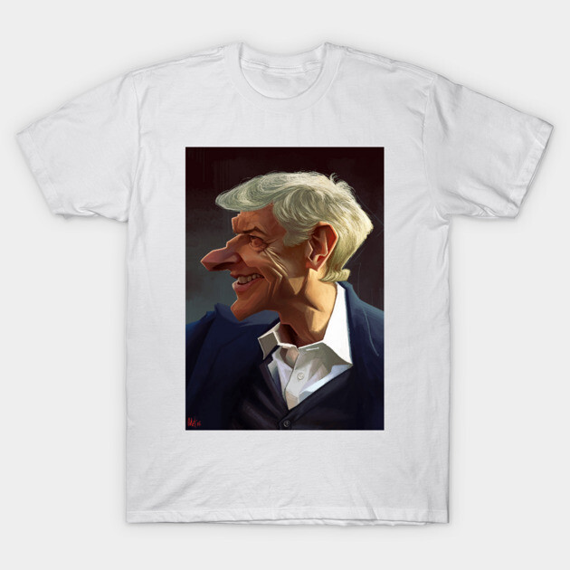 White T-shirt with colorful caricature print, casual style, made from soft cotton, ideal for daily wear.