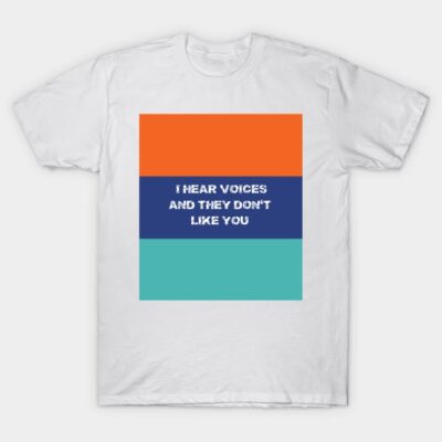 White cotton t-shirt with colorful graphic and text design. Casual unisex style for everyday wear.