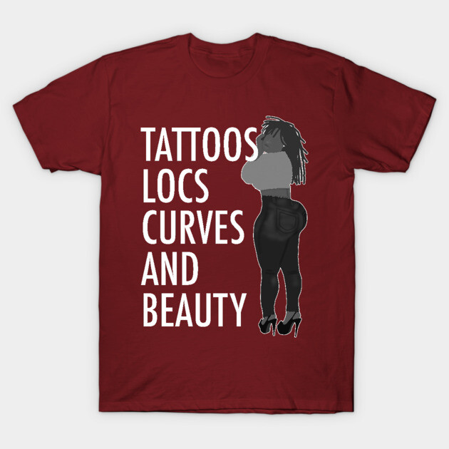 Burgundy T-shirt with bold white text and graphic, casual wear, cotton material, stylish and comfortable design.