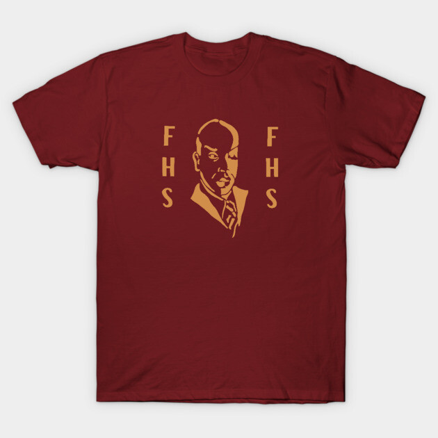 Maroon graphic t-shirt featuring vintage-inspired design with bold letters, perfect for casual wear. Cotton material.