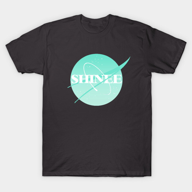 Black T-shirt with turquoise planet graphic and text, casual style, cotton material, ideal for everyday wear.