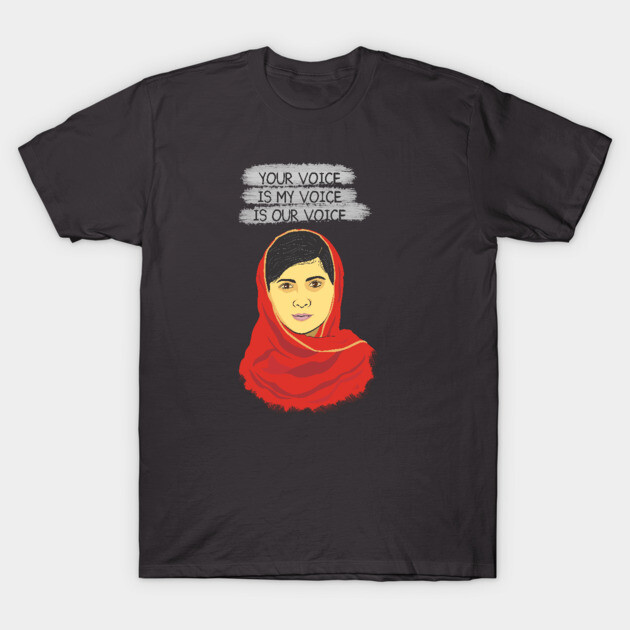 Black t-shirt with red and yellow graphic design, featuring empowering text. Casual wear, 100% cotton, unisex style.