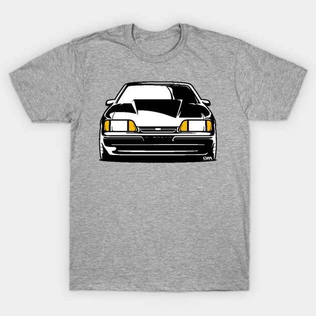 Gray t-shirt with vintage car graphic, casual style, cotton blend, perfect for car enthusiasts or everyday wear.
