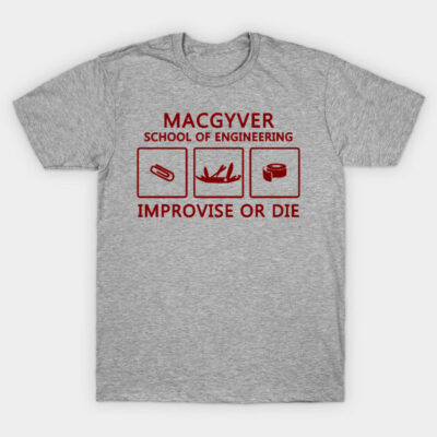 Macgyver School Of Engineering T-Shirt by Fathian