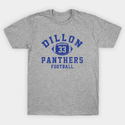 Dillon Panthers Football - #33 Tim Riggins - vintage logo T-Shirt by BodinStreet
