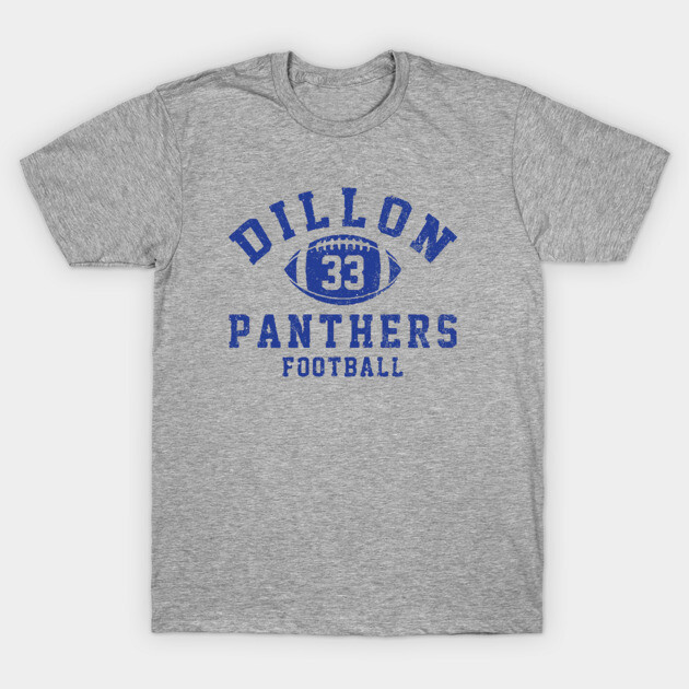 Dillon Panthers Football - #33 Tim Riggins - vintage logo T-Shirt by BodinStreet