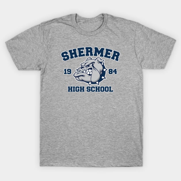Shermer Bulldogs 1984 T-Shirt by David Hurd Designs