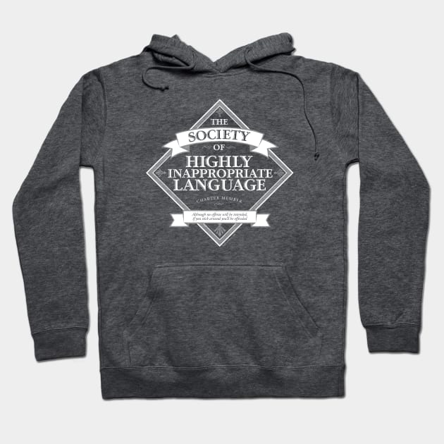Charcoal gray hoodie with humorous text design, casual style, comfortable cotton blend, perfect for everyday wear.