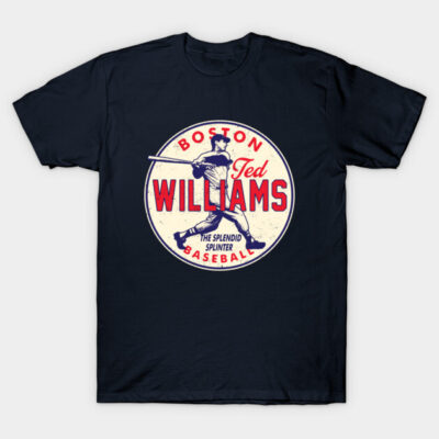Navy blue t-shirt featuring vintage baseball design with bold text and graphic, ideal for sports fans and casual wear.