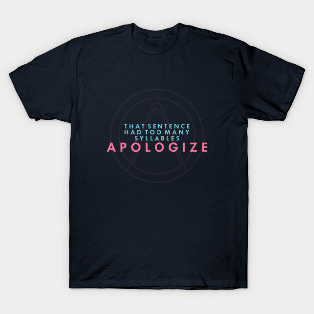 Black graphic t-shirt with humorous text design, casual style, unisex cotton material, perfect for everyday wear.