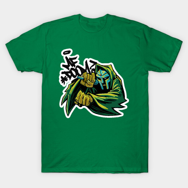 Green graphic T-shirt featuring bold design, casual style, made of soft cotton, perfect for everyday wear.