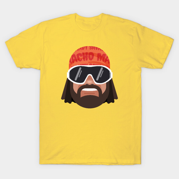 Yellow graphic t-shirt with bandana and sunglasses design, casual wear, cotton material, unisex style.