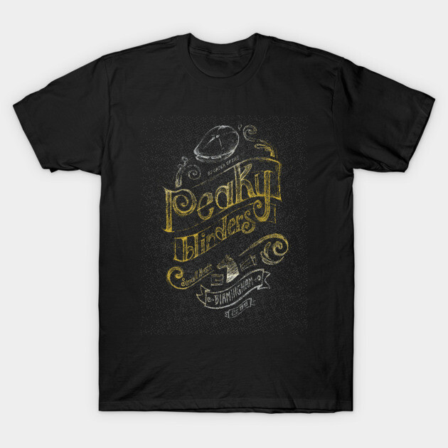 Black graphic T-shirt with vintage-style text and design, ideal for casual wear, made of 100% cotton.