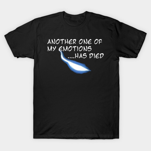 Black cotton t-shirt with humorous text design, perfect for casual wear and expressing a playful mood.