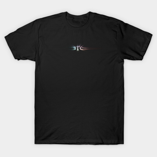 Black graphic t-shirt with abstract design, casual style, soft cotton fabric, perfect for daily wear or gifting.