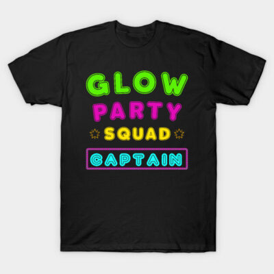 Glow Party Squad Tshirt - Group Party Outfit T-Shirt by CMDesign