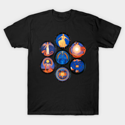 Apocalyptic Seals, magic, occult, esoteric, spiritualism, steiner, theosophy, witchcraft T-Shirt by AltrusianGrace