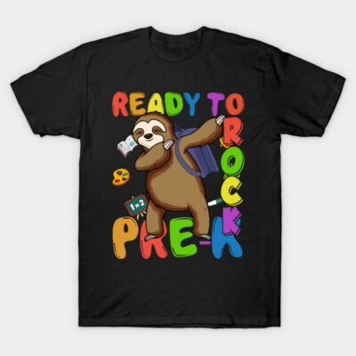 Dabbing Pre-k Sloth Back To School T-Shirt by kateeleone97023