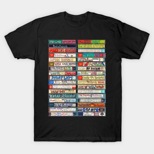 80s Mix Tapes T-Shirt by funhousejen