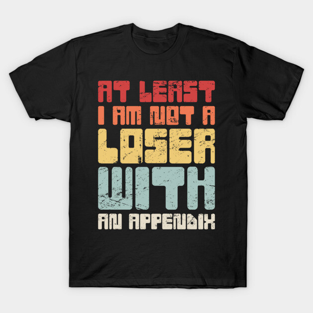 Black graphic T-shirt with colorful retro text design, casual style, perfect for everyday wear.